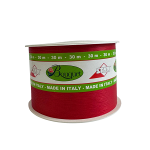 NASTRO LEAF BOUQUET  MM.75 MT.30 rosso (Cod. 2248-04)