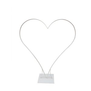 STRUTTURA CUORE IN FERRO 135X135 CM bianco (Cod. 42575-01)