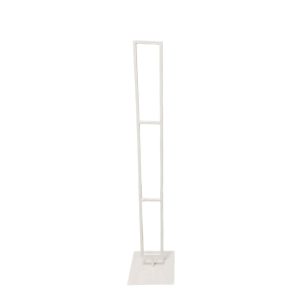 STRUTTURA RETTANGOLARE FERRO H150 CM bianco (Cod. 42572-01)