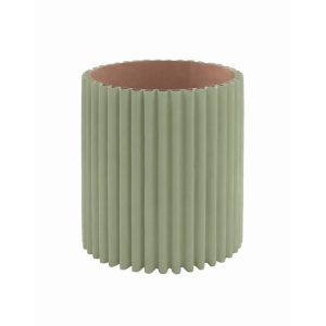 CONTENITORE CARTONE WAVE 13X H14 CM (CONF. 6 PZ) acqua-marina (Cod. 29812-06)