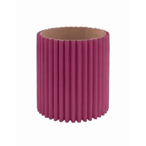 CONTENITORE CARTONE WAVE 13X H14 CM (CONF. 6 PZ) magenta (Cod. 29812-05)