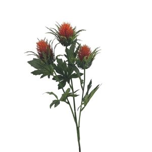 MIRATRADE RAMO CARTAMUS X3 FIORI 25X20 H67 CM arancione (Cod. 42143-01)