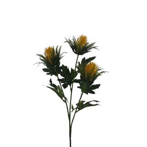 MIRATRADE RAMO CARTAMUS X3 FIORI 25X20 H67 CM giallo (Cod. 42143-02)