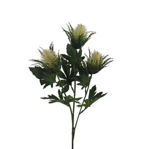 MIRATRADE RAMO CARTAMUS X3 FIORI 25X20 H67 CM crema (Cod. 42143-05)