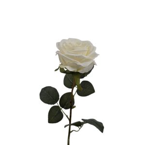 MIRATRADE RAMO ROSA SINGOLA H62 CM bianco (Cod. 42030-01)
