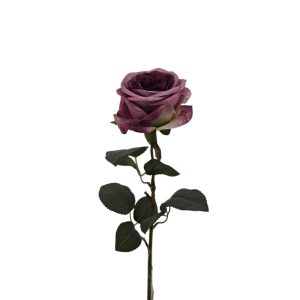MIRATRADE RAMO ROSA SINGOLA H62 CM lilla (Cod. 42030-04)