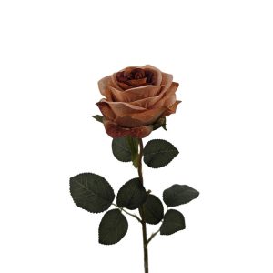 MIRATRADE RAMO ROSA SINGOLA H62 CM ruggine (Cod. 42030-07)
