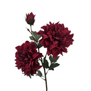 MIRATRADE RAMO DALIA CON BOCCIOLO H75 CM rosso (Cod. 42046-05)