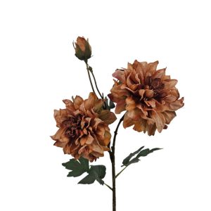 MIRATRADE RAMO DALIA CON BOCCIOLO H75 CM ruggine (Cod. 42046-07)