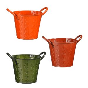 SET 3 PZ. VASO LATTA MEYA D12 H10 CM colori-assortiti (Cod. 42735-01)