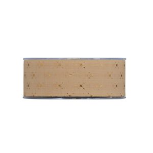 NASTRO LINO LAMINATO MM40 X 20MT oro-123 (Cod. 42796-04)