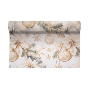 BOBINA DECOFIBRA FIOR DI NATALE  CM53 X 9MT bianco-01 (Cod. 42797-01)