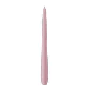 SET 12 CANDELE CONICHE H25 D2,5 CM rosa-baby (Cod. 9872-34)