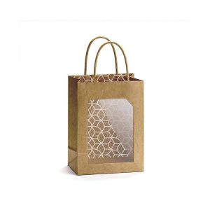 SET 10 PZ. BORSA PIETRA SMALL 7,5X15 H18,5 CM naturale (Cod. 42653-01)