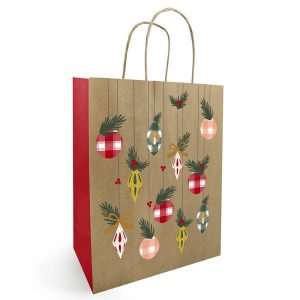 SET 50 PZ. BORSA CARTA NATURALE ENJOY 34X14X39,5 CM (Cod. 42652-01)