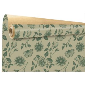 BOBINA CARTA SYDNEY  FIORI 0,79 X 40MT verde (Cod. 42649-01)