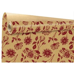 BOBINA CARTA SYDNEY FIORI 0,79 X 40MT rosso (Cod. 42649-02)