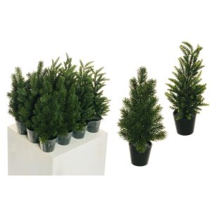 SET 12 PIANTINE VERDI ASSORTITE D6 H30 CM  (Cod. 42636-01)