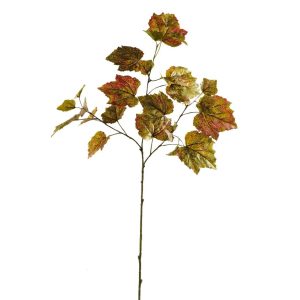 RAMO VITE X3 CON 27 FOGLIE CM63 verde- (Cod. 29517-04)