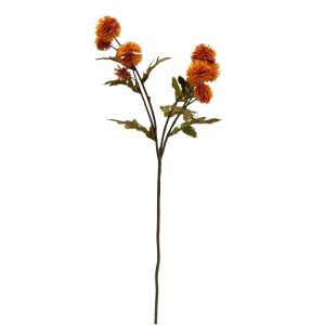 RAMO POMPOM CARDO X9 H55 CM arancione (Cod. 42674-03)