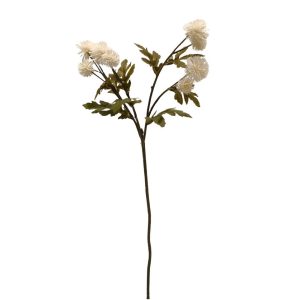 RAMO POMPOM CARDO X9 H55 CM avorio- (Cod. 42674-02)