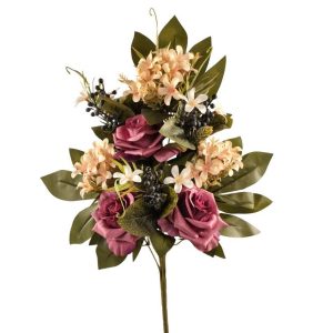 MAZZO FRONTALE ROSE E TEMBUS X96 fucsia (Cod. 42668-01)