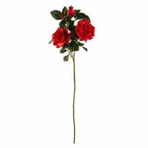 RAMO GINA 2 ROSE E 2 BOCCIOLI 67CM rosso (Cod. 31643-01)