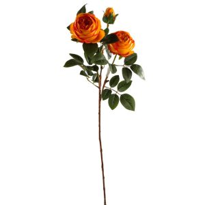 RAMO ROSA CABBAGE X2 CON BOCCIOLO CM86 arancio (Cod. 31900-11)