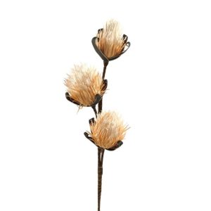 RAMO ERYNGIUM IN FOAM CON 3 FIORI H85 CM avorio (Cod. 42667-02)