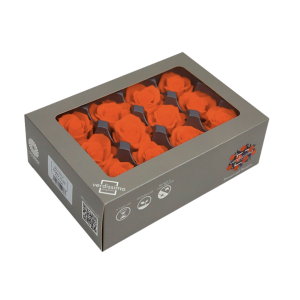 TESTE DI ROSA DIAM 3,5-4,5 MINI STABILIZZ. PZ 12 arancione (Cod. 8331-15)