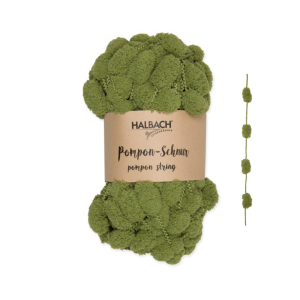 GOMITOLO CON POMPOM 100GR 20MT verde (Cod. 42807-02)