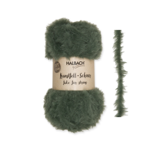 GOMITOLO FAUX FUR 50GR 30MT verde (Cod. 42808-01)