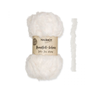 GOMITOLO FAUX FUR 50GR 30MT bianco (Cod. 42808-04)