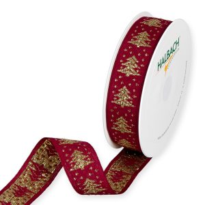 NASTRO LUREX ALBERI NATALE 25MM 15MT rosso (Cod. 42805-03)