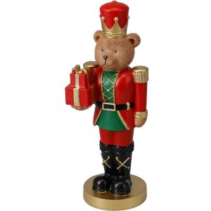 ORSO SOLDATO 40CM rosso (Cod. 42755-01)