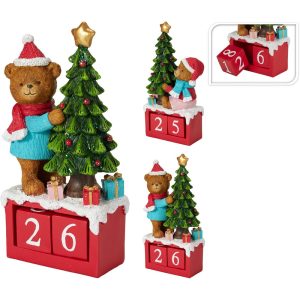 CALENDARIO DELL'AVVENTO CON ORSO 24CM soggetto-casuale (Cod. 42759-01)
