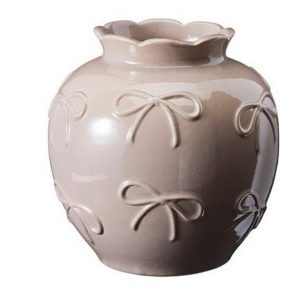 VASO FIOCCO 14X15 CM tortora (Cod. 42698-02)